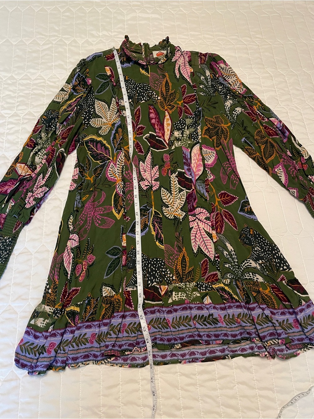 Farm Rio Jungle Mini Dress X Large - Picture 6 of 9